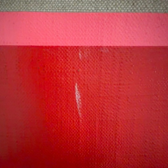 Kate Spade Red and Tan Canvas Tote - Picture 3 of 4